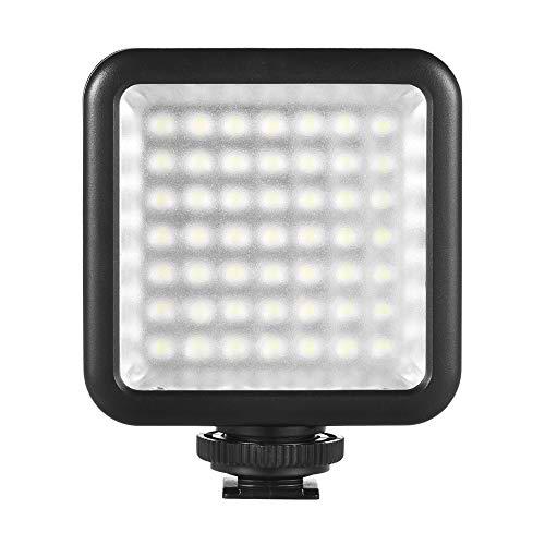 Andoer Mini LED Luz 49 pcs para Estudio Fotografía Lámpara LED de vídeo para cámara Canon Nikon y videocámara