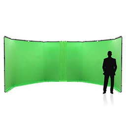 Manfroto Panoramic Background Connection Kit 2,3 m Chroma Key Green