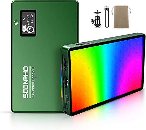 Panel LED RGB para Cámara, LED Vídeo RGB con 4000mAh Batería