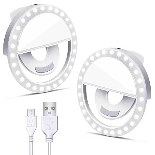 Aro de Luz para Móvil TIK Tok Selfie Light Mobile Phone con 28 LED Ring Light y 3 Niveles de Brillo