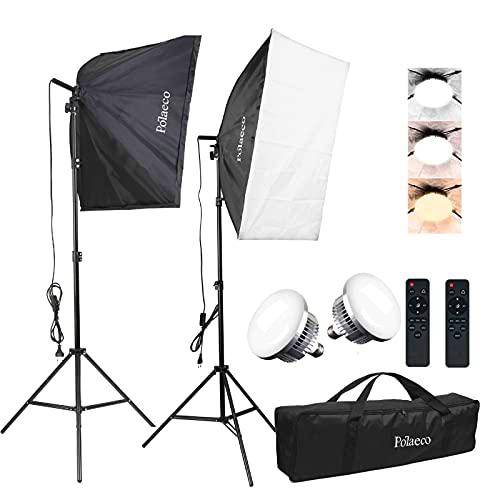 Softbox Kit LED 95W Iluminación Fotográfica 3000K~6500K