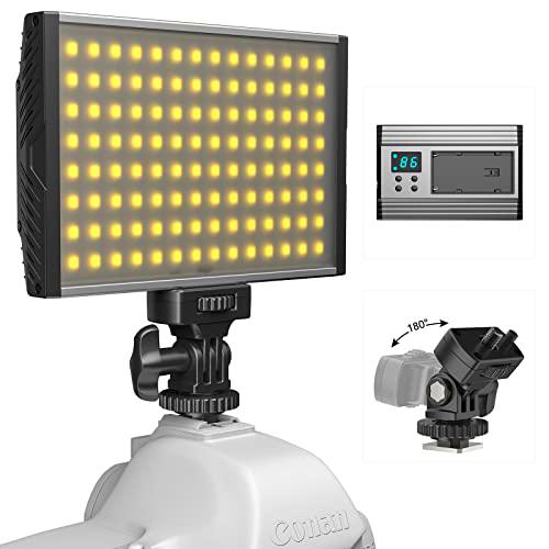 Luz de Vídeo LED Regulable 3200-5600K, Luz de Video Camara