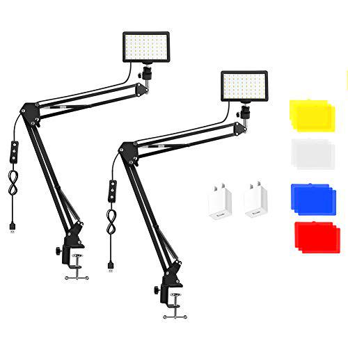 Obeamiu - 2 paquetes de 70 luces LED para vídeo de 5600 K