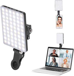 Newmowa LED 60 Luz de Video Profesional, 3200-5600K Ajustada 3 Modos de luz Regulable CRI95+ Luz portátil para Phone