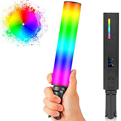 ZWOOS W200RGB LED Video Light RGB, luz de la cámara cilíndrica