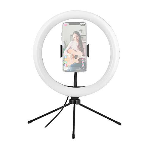 T'nB Influence Ring Light con trípode Compacto, Anillo Luminoso LED Ajustable