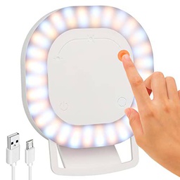 Anillo de Luz Selfie, [Control Táctil] Diyife LED Selfie Light Ring