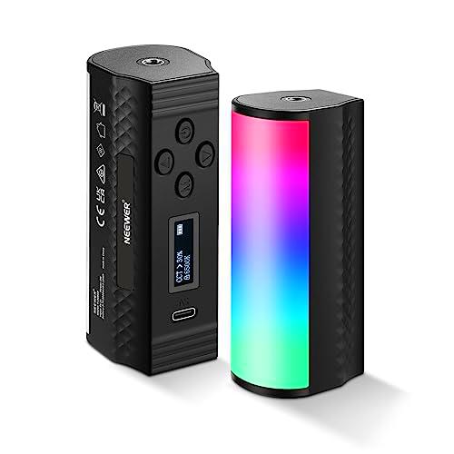 NEEWER Varita de Luz de Mano Magnética, 360º Todo RGB Mini LED Palo de Luz con Batería Recargable de 2500mAh