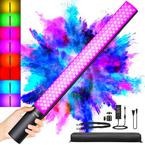 Soonpho RGB Foto Stick Light Tubo de Luz Palo LED Barra para Fotografía Video with Built in 4000mAh Battery,Dimmable 2500K-8500K,CRI≥97,TLCI≥97,40 Light Effect para VLOG TikTok