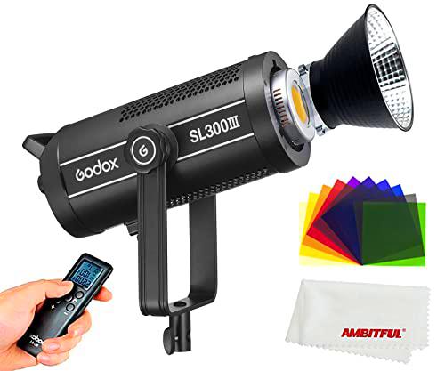 Godox SL300III SL300WIII 330W 5600K Luz de Vídeo LED Equilibrada de luz Diurna Bowens Mount Wireless X System para Grabación de Video Soporte para el Control de App