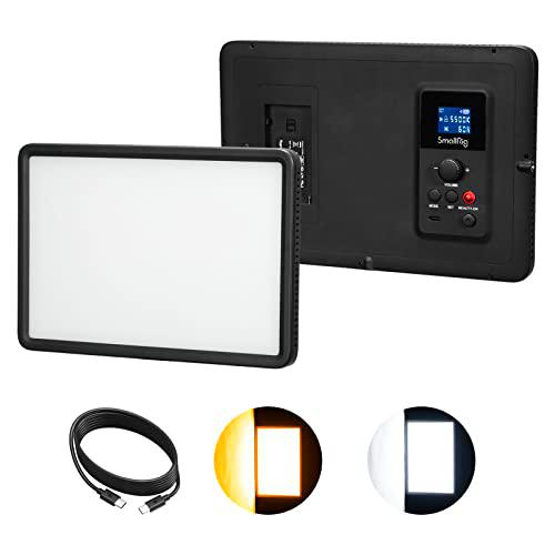 SMALLRIG P200 Panel de Luz de Video LED, Luz de Tecla de 10&quot; 2500-6500K