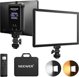 NEEWER Kit de Iluminación de Panel de Luz de Video LED Avanzado 2.4G