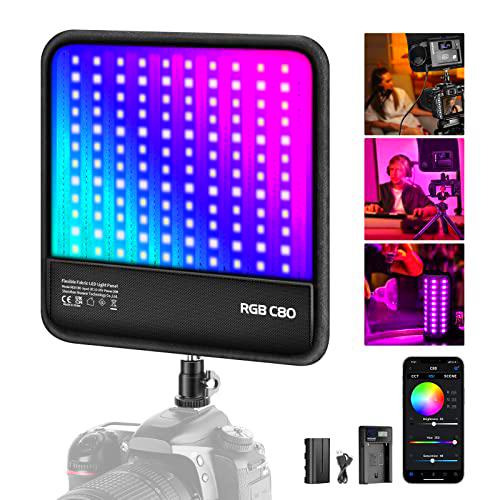 NEEWER RGB LED Video Luz Panel Kit de Iluminación con App/2,4G Control