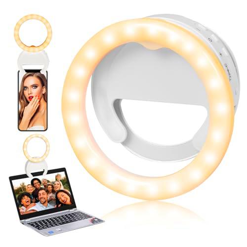 Aro de Luz LED para Móvil, Anillo de Luz LED para Selfies