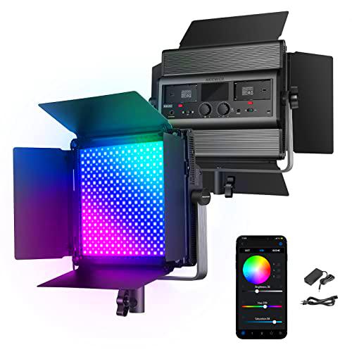 NEEWER Luz de Video LED RGB1200 60W RGB con Control 2.4G y App