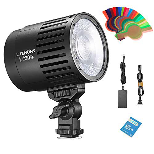 Godox LC30D Litemons Mesa LED Luz Proporciona iluminación de 5600k Balanceada con Luz Diurna Cuenta con 8 Efectos de luz FX Que Brindan más Posibilidades Creativas