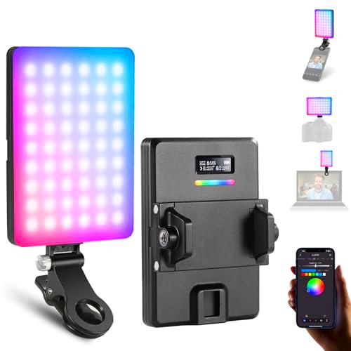 NEEWER VL67C RGB Luz Selfie con APP Control, 94 LED CRI97 2000mAh Recargable