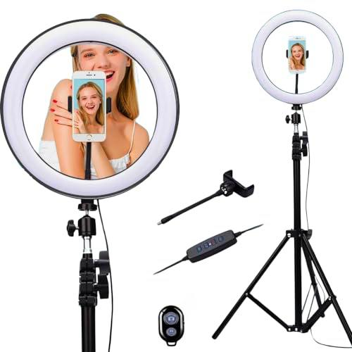 Aro de luz con tripode 10&quot; 2,10m, Ring Light Professional