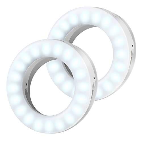 Criacr Anillo de Luz Selfie, LED Selfie Light para Teléfono Móvil