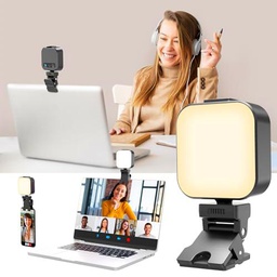 64 LED Selfie Light - Luz para teléfono móvil, 5 modos de luz y brillo