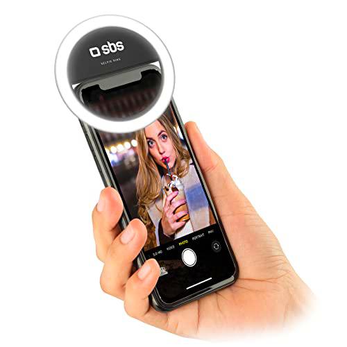 Anillo LED Universal para Smartphone, luz Flash con Ajuste de Intensidad para TikTok