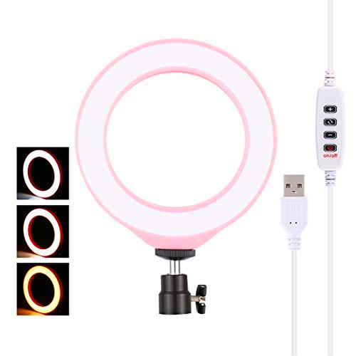 PULUZ Luces de vídeo LED para selfies de 4.7 pulgadas con cabezal de bola de trípode para maquillaje y equipo de video de YouTube