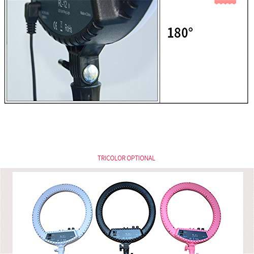 NgMik Anillo de luz LED Llenar el Anillo de teléfono móvil Artefacto RL-12 □ -03 Transmisión en Vivo Selfie iluminación aro de luz LED para Selfie Live Streaming y Maquillaje