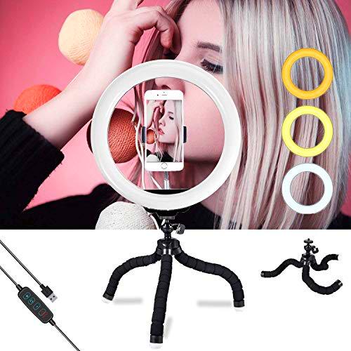 Anillo aro de luz de 10 Inch con trípode led ring light