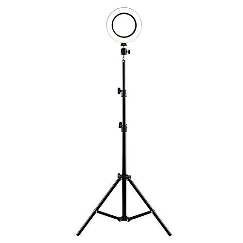 Anillo de Luz 18&quot; 36W 2700-7000K Aro de Luz Selfie Ring Light con 1.6m trípode y Soporte para teléfono móvil Luces Regulable