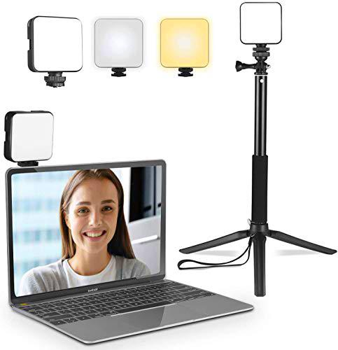 El Kit de iluminación de videoconferencia LUOWAN es Recargable