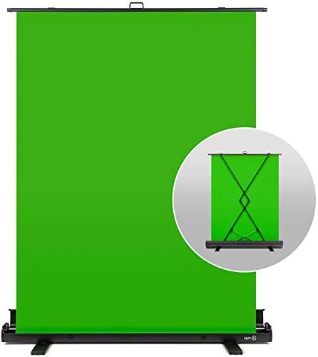 Elgato Green Screen - Panel Chromakey Plegable para Eliminación del Fondo con Marco Autodesplegable